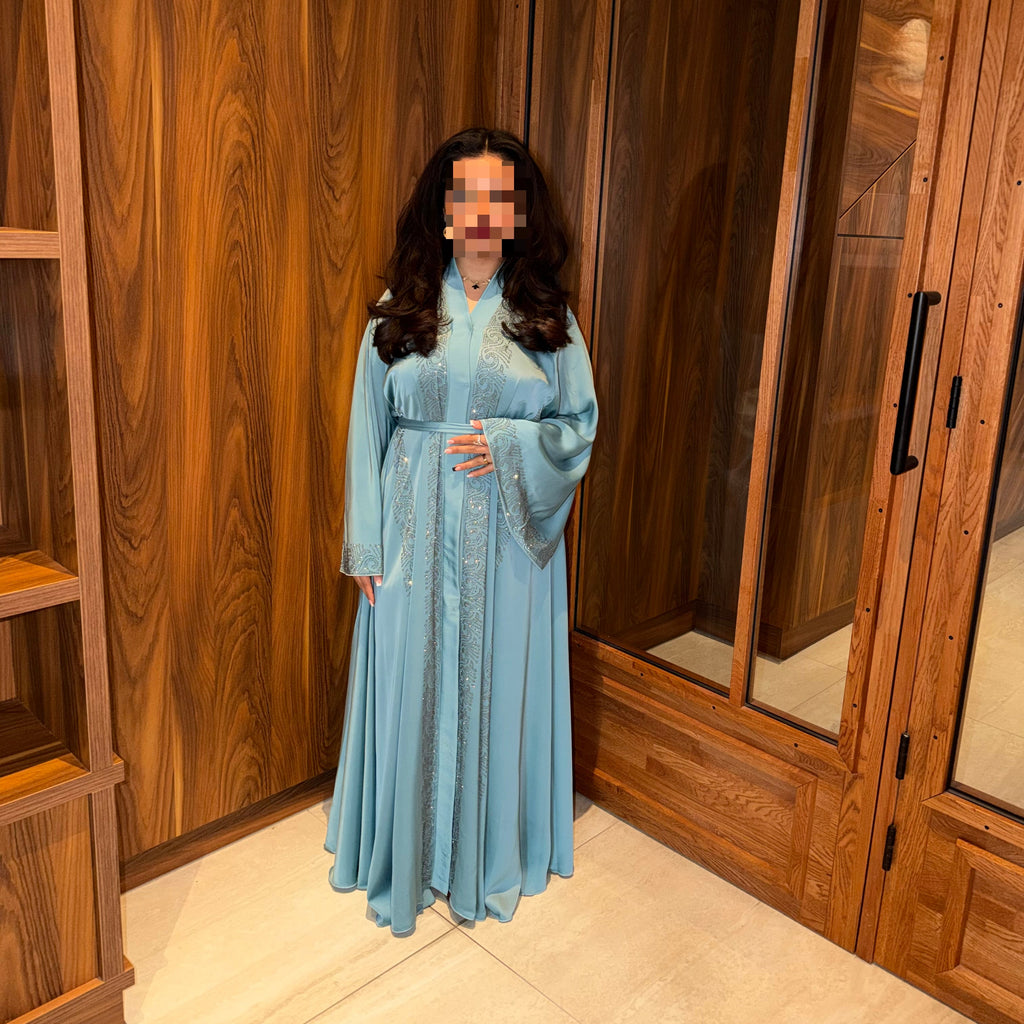 Ocean Mint Abaya